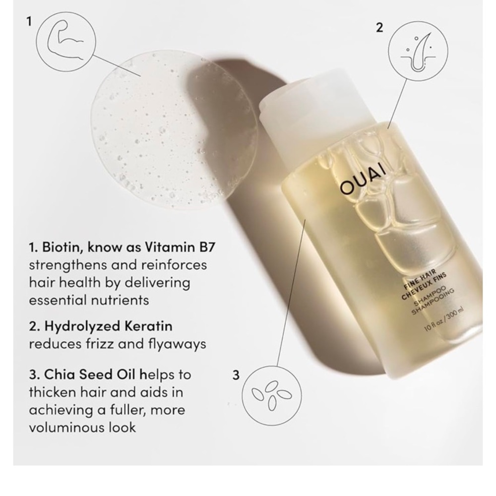 LAST ONE OUAI Fine Shampoo and Conditioner Set - Picture 5 of 7
